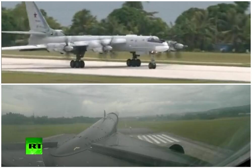 DIPLOMATIJA NA RUSKI NAČIN: Dva strateška bombardera Tu-95MS sletela na indonežanski deo ostrva Papua! (VIDEO)