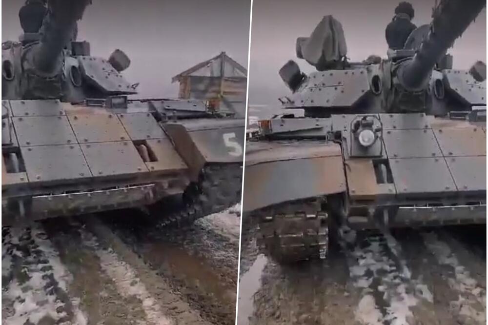SLOVENAČKI TENKOVI STIGLI U DONBAS: Ukrajinci prikazali prvi tenk M-55S u blatu! (VIDEO)