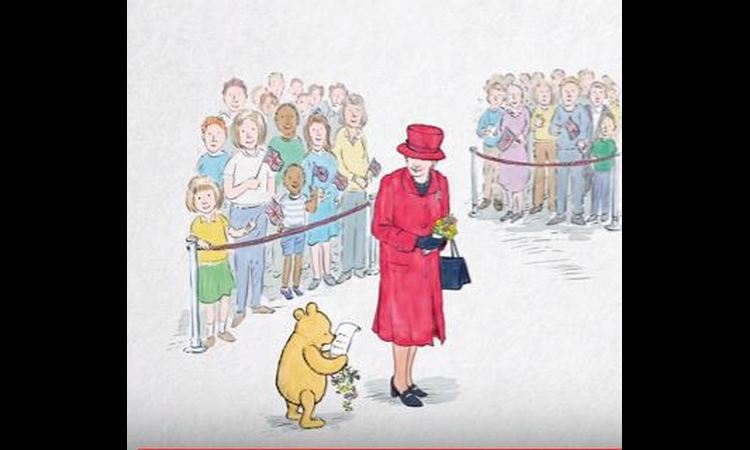ISPUNILA MU SE ŽELJA: Vini Pu upoznao kraljicu Elizabetu! (VIDEO)