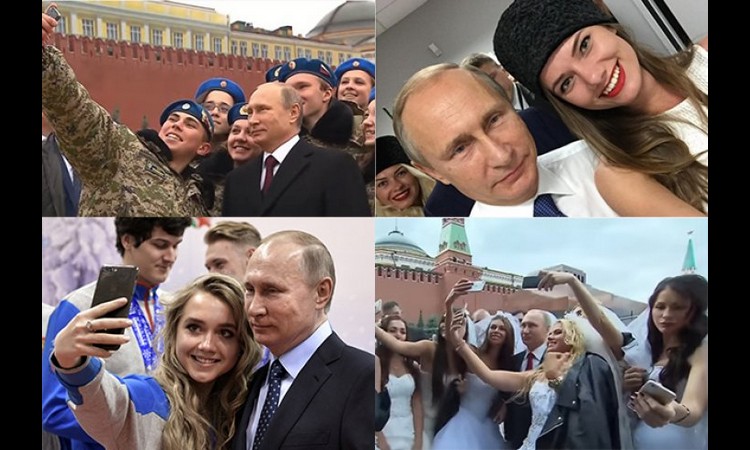 SVI BI HTELI SELFI SA PUTINOM: Evo ko je uspeo da ulovi ruskog predsednika i slika se s njim! (FOTO)
