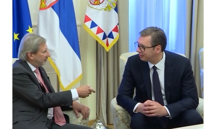 Vučić posle sastanka sa Hanom: „NE ŽELE SVI KOMPROMIS OKO KOSMETA“! (VIDEO)