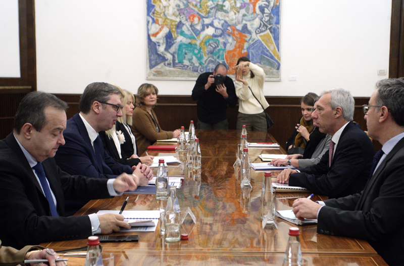 VAŽAN DIPLOMATSKI JUBILEJ: Predsednik Vučić se sastao sa šefom diplomatije Portugalije (FOTO)