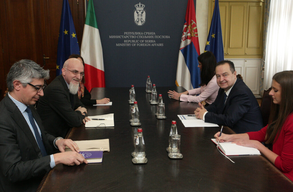 MINISTAR DAČIĆ I LUKA GORI: Sastanak sa italijanskim ambasadorom o produbljivanju saradnje dve zemlje