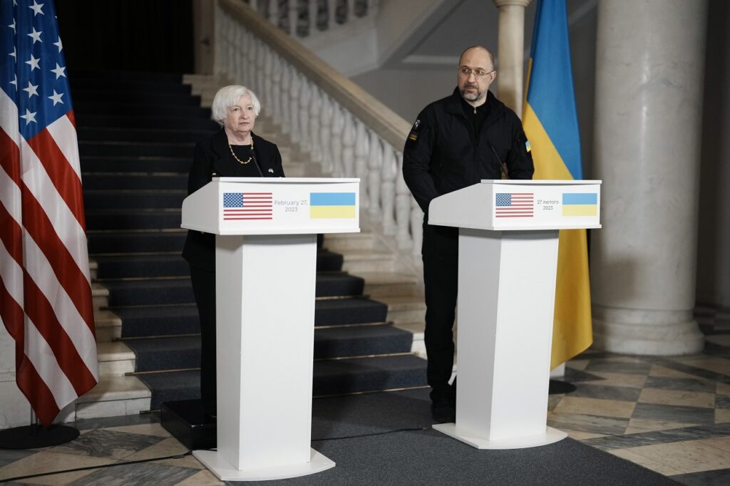 Američka ministarka finansija Dženet Jelen u iznenadnoj poseti Kijevu: Evo sa kakvom porukom je došla u Ukrajinu!