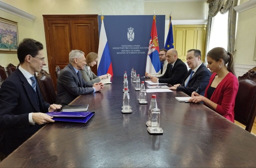 Ministar Dačić sastao se sa ambasadorom Ruske Federacije u Beogradu Bocan-Harčenkom povodom 185 godina od uspostavljanja diplomatskih odnosa dve zemlje!