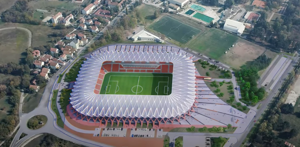 Evo kako će izgledati novi stadion u Kragujevcu: STADION OD 20.000 MESTA (VIDEO)