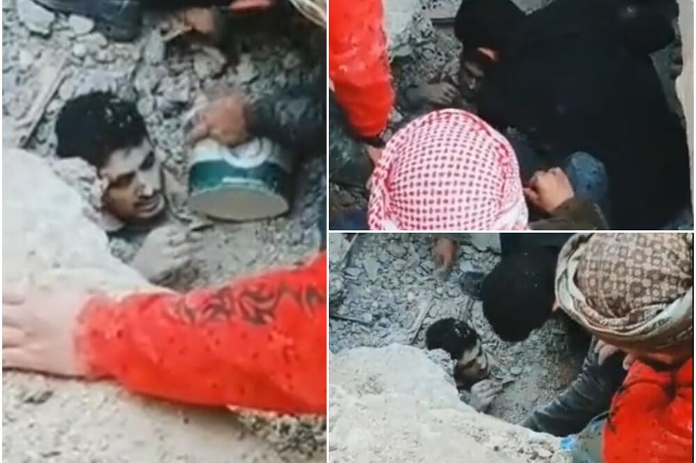 OVAKO STRAVIČNE SCENE SE NE VIĐAJU ČAK NI U FILMOVIMA: Ljudi u Siriji golim rukama kopaju ruševine da spasu živote zatrpanih! (VIDEO)