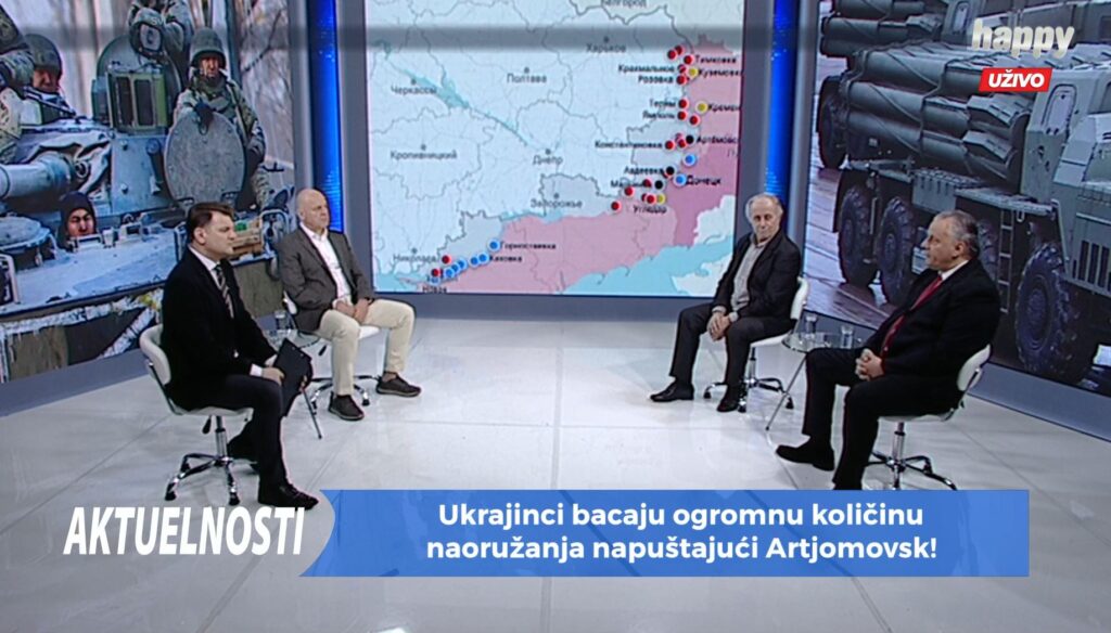 EMISIJA „AKTUELNOSTI“ NA HAPPY TV: „Rusija čeka kontraofanzivu, pregaziće napadačku moć Ukrajine koju je Zapad stvorio“