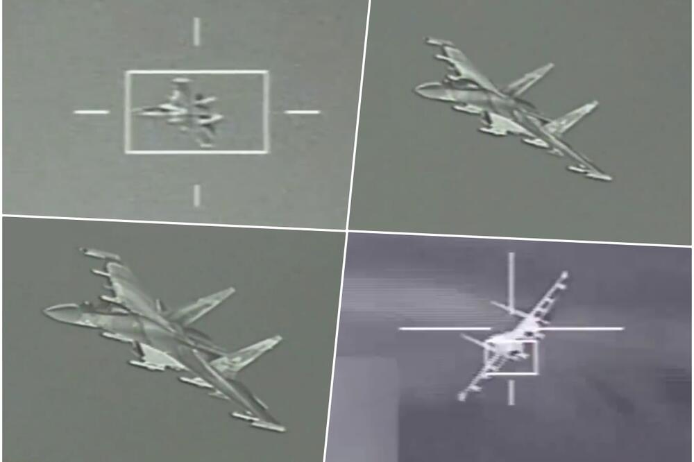 PARALIŠUĆE PRESRETANJE NA NEBU IZNAD SIRIJE: Ovako je izgledao bliski susret američkog borbenog aviona sa ruskim SU-35