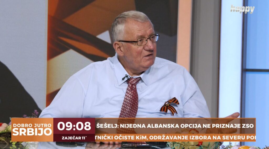 VOJISLAV ŠEŠELJ U „DOBRO JUTRO SRBIJO“ NA HAPPY TV: „Budućnost Balkana je u Velikoj Srbiji, mnogi Albanci su poreklom Srbi!“