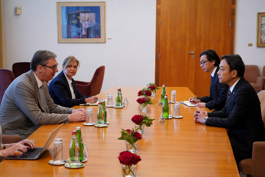 „DIPLOMATSKI ODNOSI STARI 140 GODINA“: Vučić i ambasador Japana FOTO
