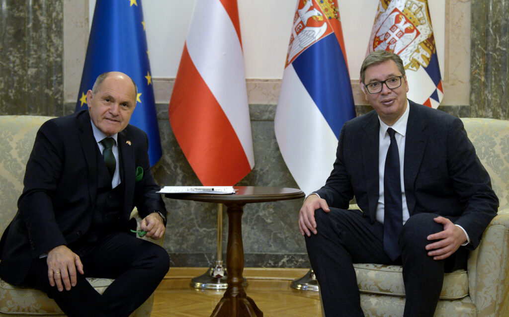 VUČIĆ I SOBOTKA: „Zahvalan sam Austriji na podršci koju pruža Srbiji na putu ka članstvu EU“ (FOTO)