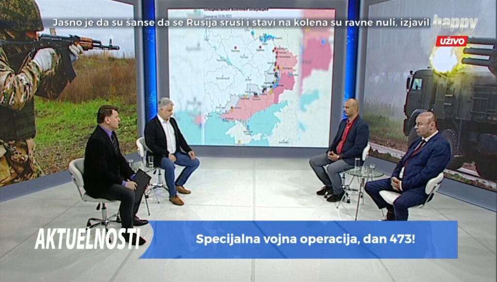 EMISIJA „AKTUELNOSTI“ NA HAPPY TV: „Nama ne treba svet bez Srba i Rusa, neka znaju to oni koji drže obarač na bojevim glavama“