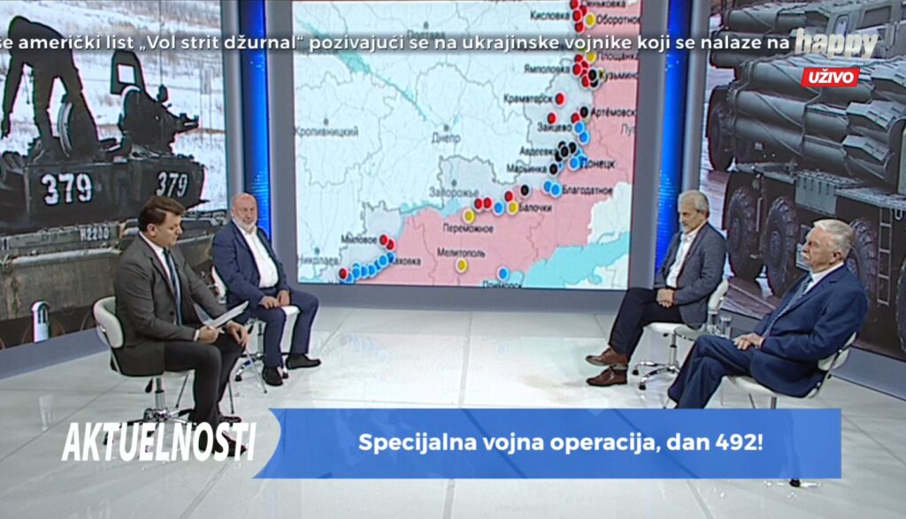 EMISIJA „AKTUELNOSTI“ NA HAPPY TV: „Kad bude ponestalo UKRAJINACA, na red će doći POLJACI i NEMCI“