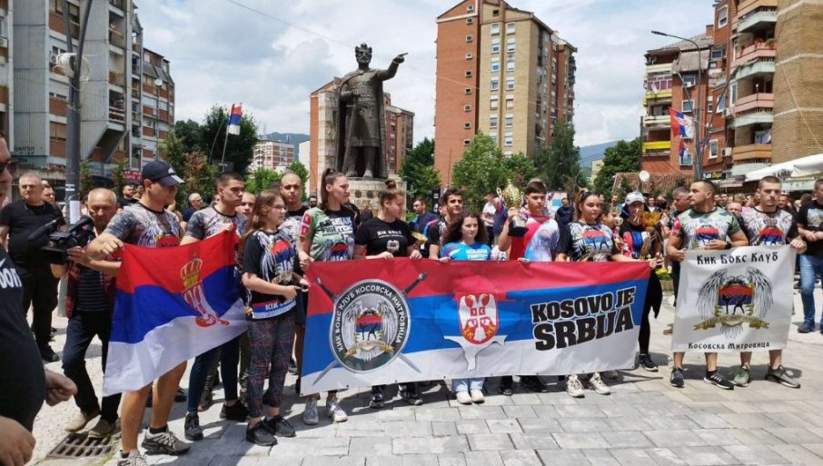 Nova mirna protestna šetnja podrške za Radoša, Dušana i Luneta u Kosovskoj Mitrovici
