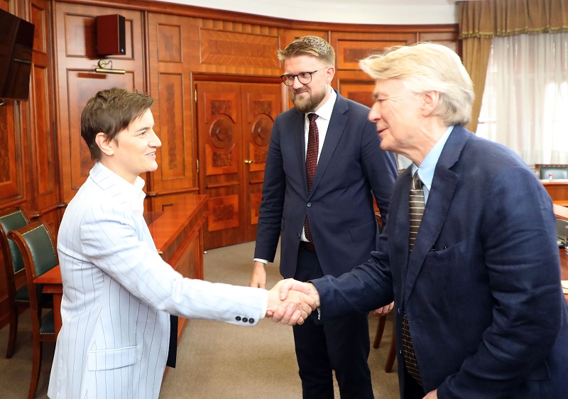 PREMIJERKA BRNABIĆ NAKON SASTANKA SA NORVEŠKIM MINISTROM: „Članstvo u EU ostaje prioritet, zahvalni smo vam na podršci“