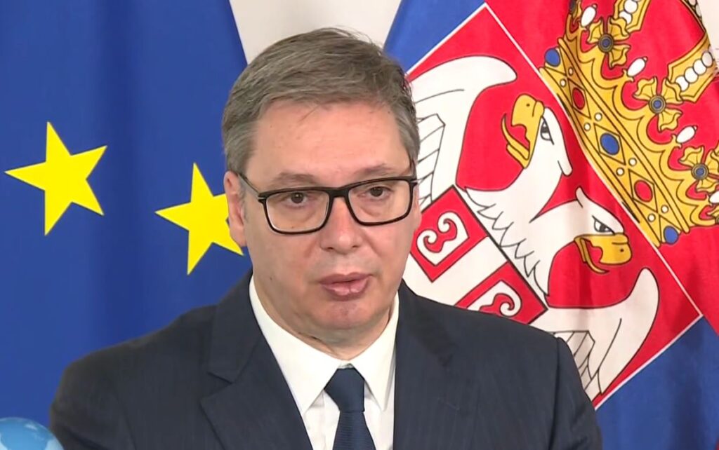 ZAVRŠEN TRILATERALNI SASTANAK U BEČU: Obraća se predsednik Srbije Aleksandar Vučić