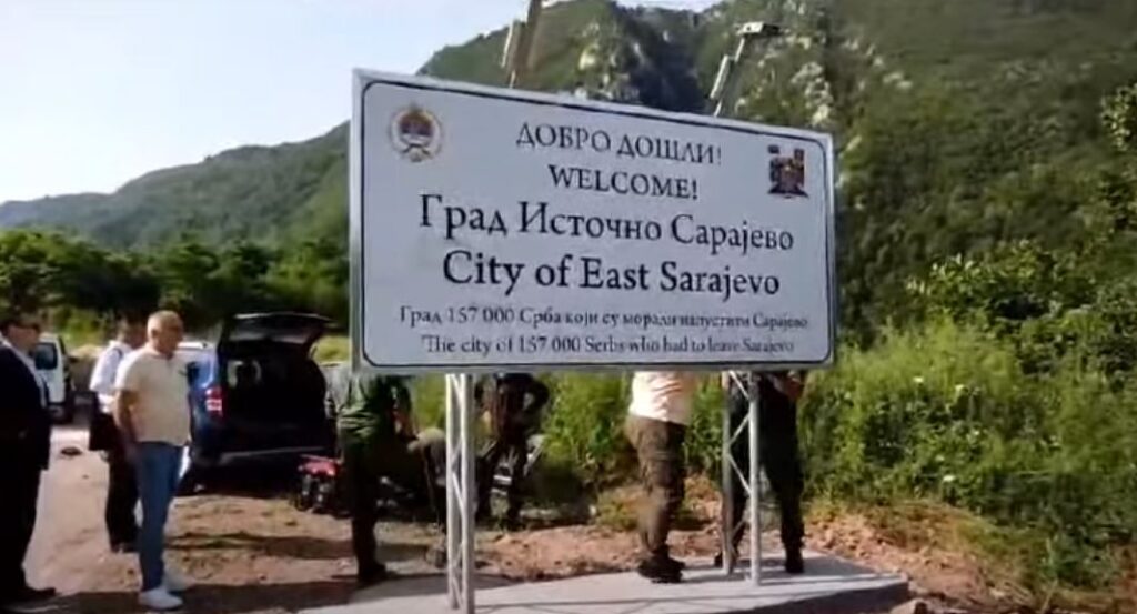 UKLONILI TALBU SA BROJEM PROTERANIH SRBA – još jedan slučaj skrnavljenja srpskih obeležja (VIDEO)