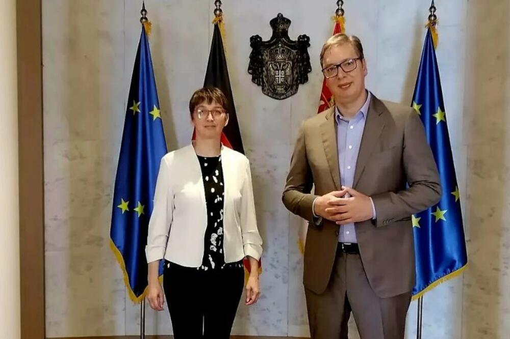 „NASTAVLJAMO DA JAČAMO PARTNERSTVO“: Predsednik Vučić sa ambasadorkom Konrad: Nemačka je naš najveći spoljnotrgovinski partner FOTO