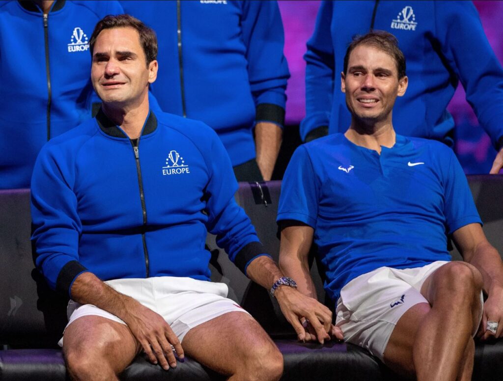 Posle onog držanja za ruke i plakanja, više ništa nije iznenađenje: Federer izabrao Nadala pre žene