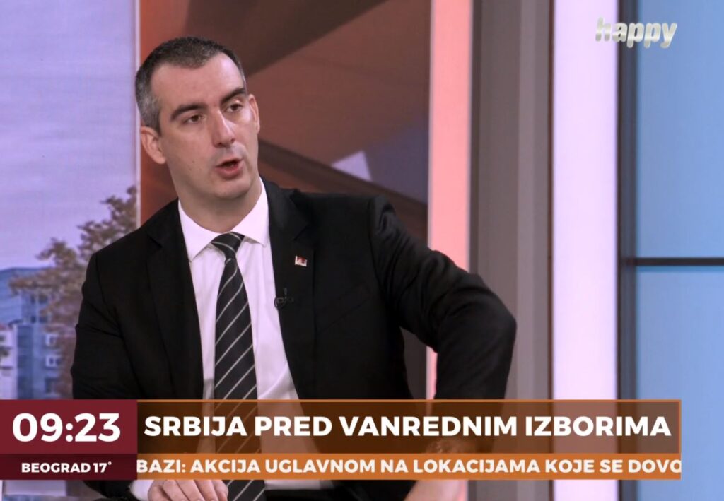 VLADIMIR ORLIĆ ZA HAPPY TV: Opoziciji je za sve kriv Aleksandar Vučić, a ne Aljbin Kurti! Oni hoće vlast bez izbora!