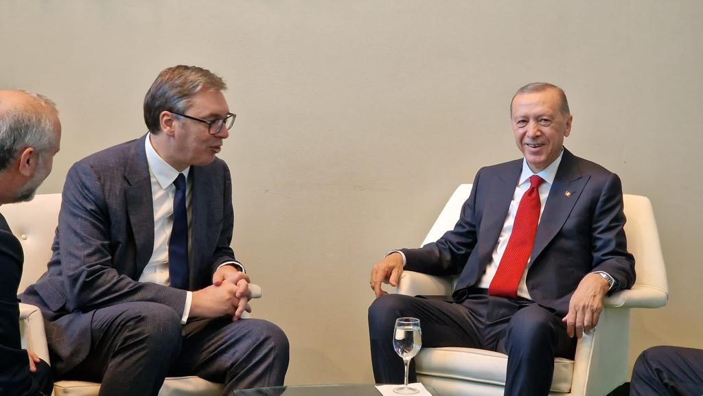 SRDAČAN SUSRET U NJUJORKU: Predsednik Vučić se sastao sa Erdoganom