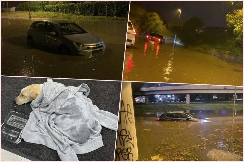 KIŠA NOĆAS PARALISALA PRESTONICU: Pogledajte potop u Beogradu (FOTO, VIDEO)