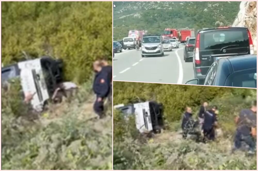 OSETIO BOL U GLAVI, PA SLETEO U PROVALIJU: Priveden vozač autobusa posle nesreće u Crnoj Gori
