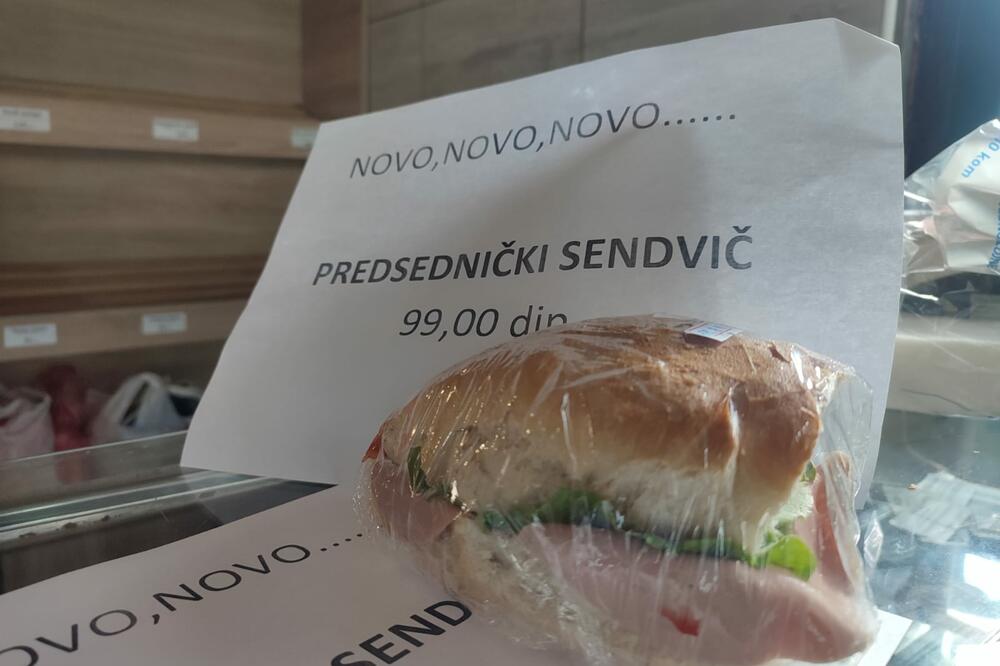 IDE KAO ALVA: Predsednički sendvič u beogradskoj pekari! Kupci oduševljeni (VIDEO)
