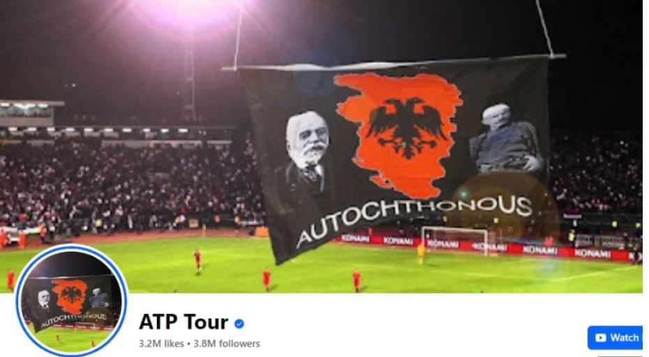 UŽASAN SKANDAL: Evo zašto se na zvaničnom ATP nalogu našla zastava „Velike Albanije“