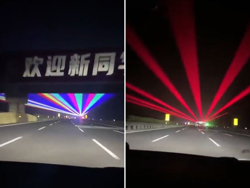 ODLIČNA IDEJA ILI OPASNOST? Laseri na auto-putevima u Kini (VIDEO)