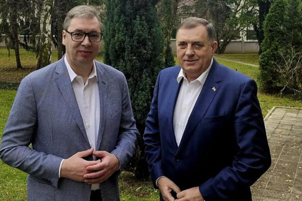 VUČIĆ RAZGOVARAO SA DODIKOM: Konstatovali smo obojica da Srbija ne sme da stane (FOTO)