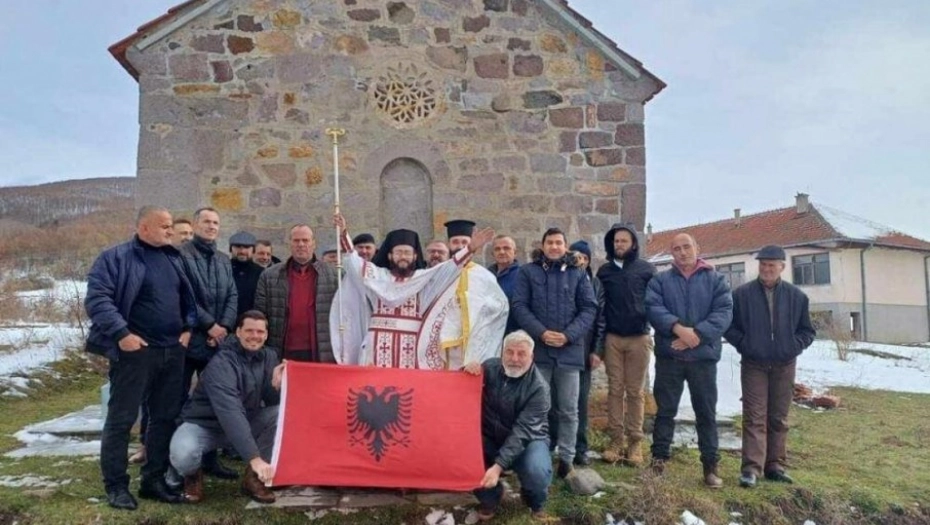 LAŽNI SVEŠTENIK NIKOLA SA ALBANCIMA OTIMA SRPSKE SVETINJE NA KiM: Ovo im je pakleni plan, hoće da prave tzv. kosovsku pravoslavnu crkvu
