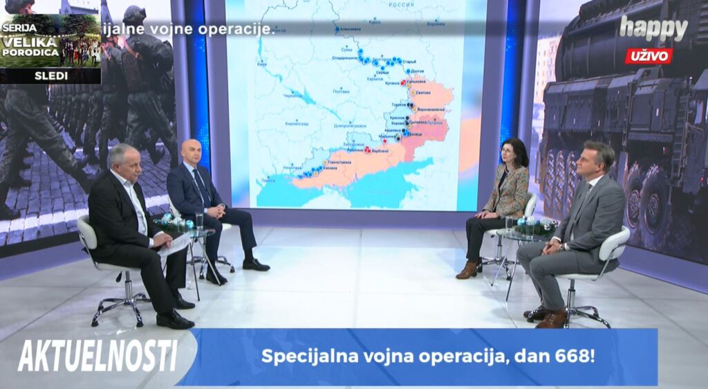 EMISIJA „AKTUELNOSTI“ SAMO NA HAPPY TV: „Rusija je samlela kijevsku vojsku i NATO plaćenike“