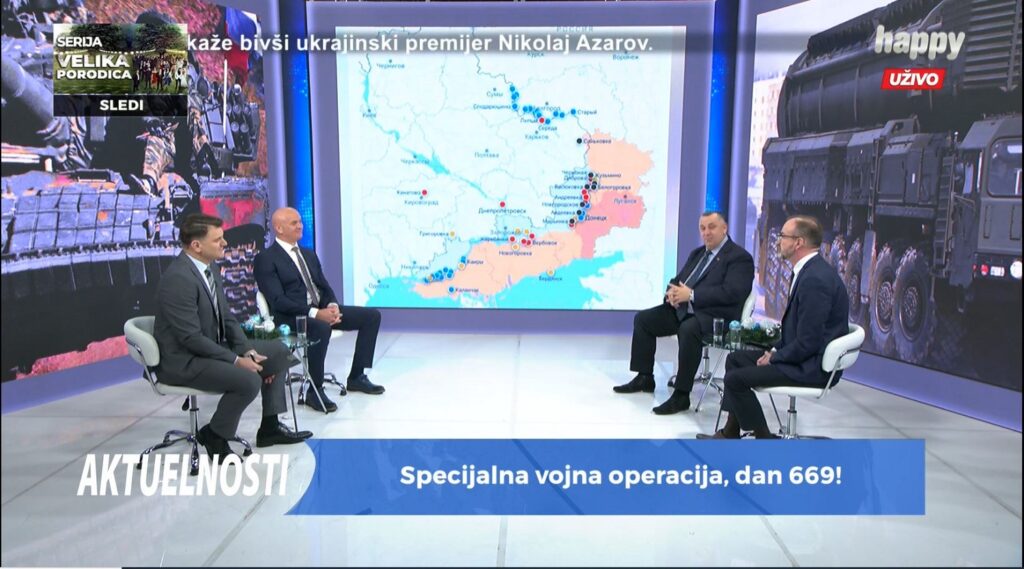 „AKTUELNOSTI“ NA HAPPY TV: „Ako britanski brodovi dođu u Odesu neće se dobro provesti!“