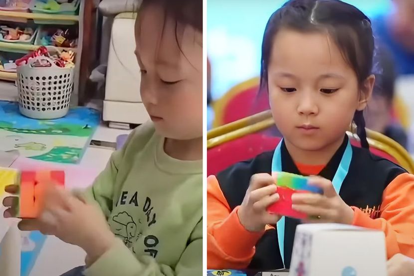 NEVEROVATAN SNIMAK! Devojčica složila Rubikovu kocku za 6 sekundi! (VIDEO)
