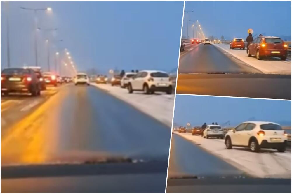 HAOS NA OSTRUŽNIČKOM MOSTU: Osam vozila polupano, ne zna se da li ima povređenih! (VIDEO)