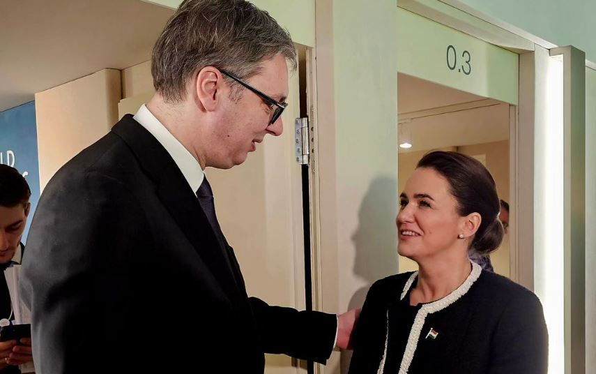 ZNAČAJNI RAZGOVORI U DAVOSU: Predsednik Vučić se sastao sa Katalin Novak i Borjanom Krišto
