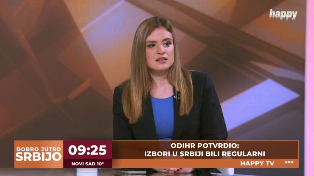 MILICA ĐURĐEVIĆ-STAMENKOVSKI OTKRIVA ZA HAPPY TV: Ovo je bio PAKLENI PLAN OPOZICIJE nakon izbora! Evo šta se desilo na sastanku sa ĐILASOM!