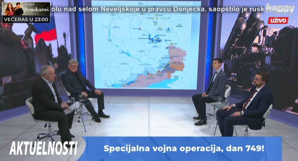 AKTUELNOSTI NA HAPPYTV: Ukrajina gubi rat, Makron sanja da postane Čerčil 21 veka, napadi na Belgorod u svetlu predsedničkih izbora u Rusiji