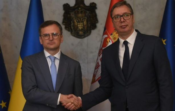„DOGOVORILI SMO UNAPREĐENJE BILATERALNIH ODNOSA“: Vučić se sastao sa Ukrajinskim ministrom