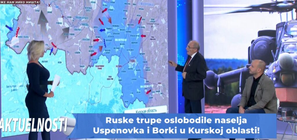 AKTUELNOSTI“ NA HAPPY TV: Ruske trupe oslobodile naselja Uspenovka i Borki u Kurskoj oblasti