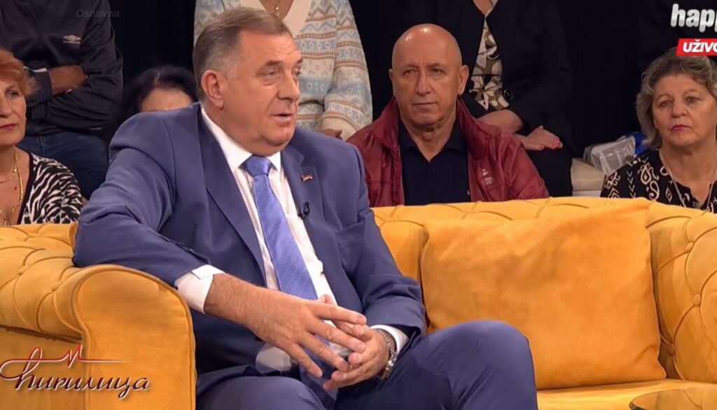 EMISIJA “ĆIRILICA“ NA HAPPY TV: Zašto je Milorad Dodik uvek na tapetu?