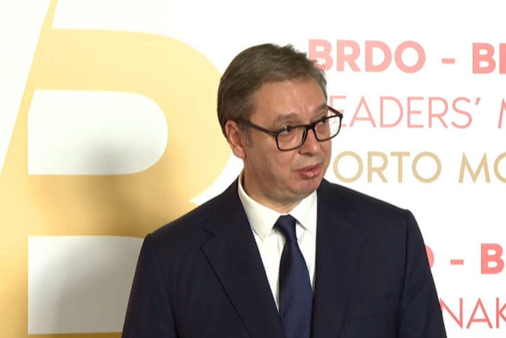 VUČIĆ SE OBRAĆA IZ TIVTA: Učestvuje na samitu Procesa Brdo-Brioni