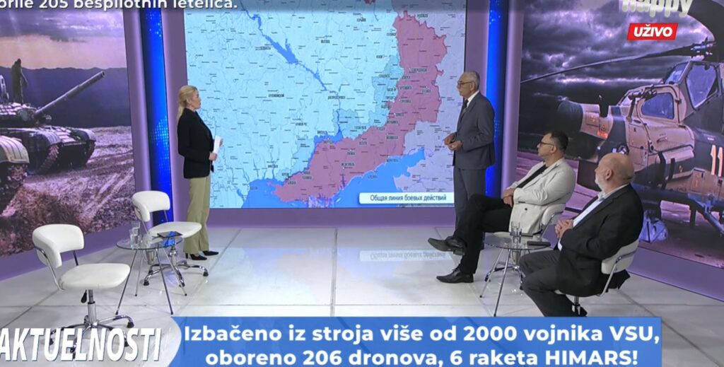 „AKTUELNOSTI“ NA HAPPY TV: Specijalna vojna operacija, dan 960!