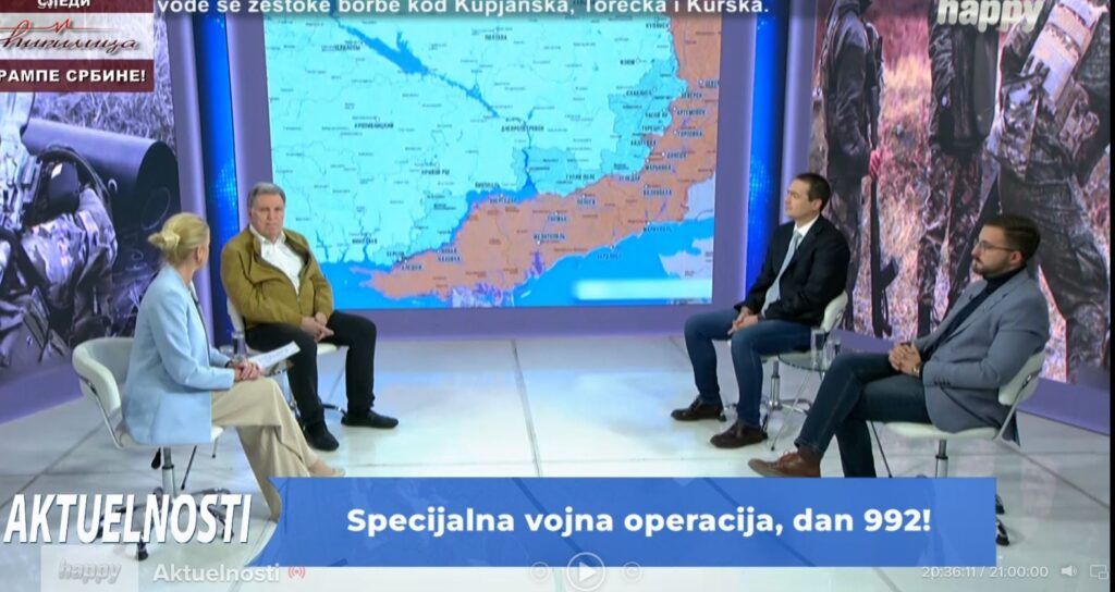 „AKTUELNOSTI“ NA HAPPY TV: Specijalna vojna operacija, 992 dan!