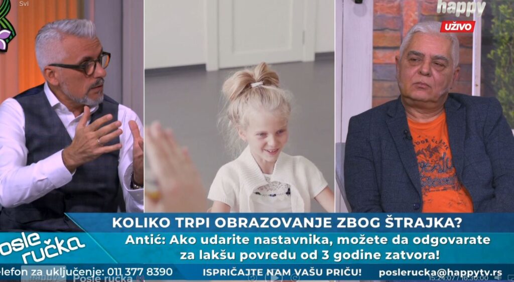 POSLE RUČKA: Koliko trpi obrazovanje zbog štrajka?