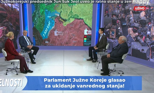 „AKTUELNOSTI“ NA HAPPY TV: Haos u Južnoj Koreji, predsednik uveo ratno stanje