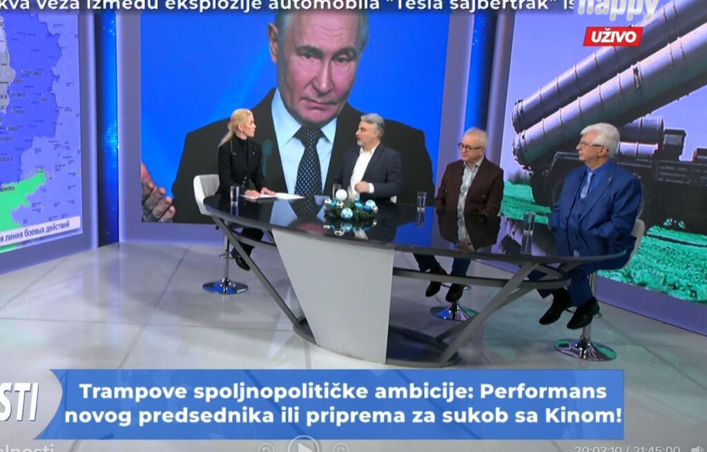 AKTUELNOSTI“ NA HAPPY TV: Koje su Trampove spoljnopolitičke ambicije?