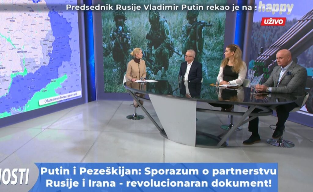 „AKTUELNOSTI“ NA HAPPY TV: Putin i Pezeškijan: Sporazum o partnerstvu Rusija i Irana – revolucionaran dokument!